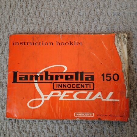 LAMBRETTA INSTRUCTION BOOKLET