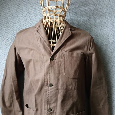 HEAVY LINEN 3 BUTTON JACKET