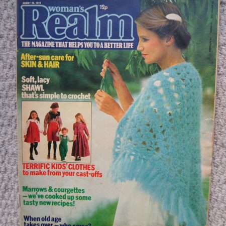 WOMANS REALM MAGAZINE AUGUST 1978